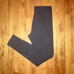 H&M Gray Pull On High Waisted Leggings- Medium